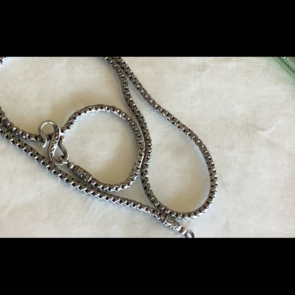 Konstantino sterling silver chain necklace 24”